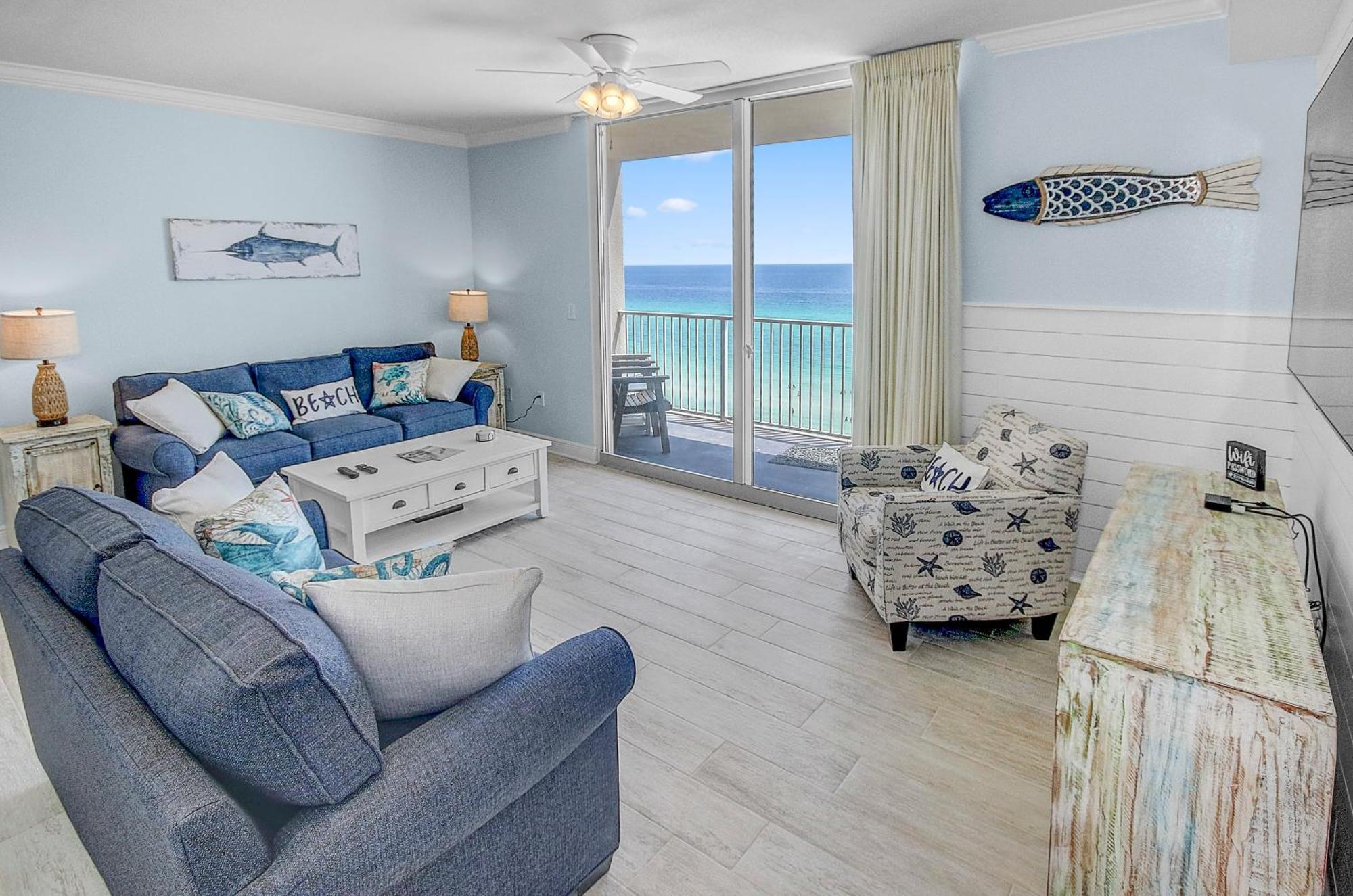 1bd/2ba Unit W/ A Bunk Alcove And Amazing Views Right On The Gulf! * Panama City Beach