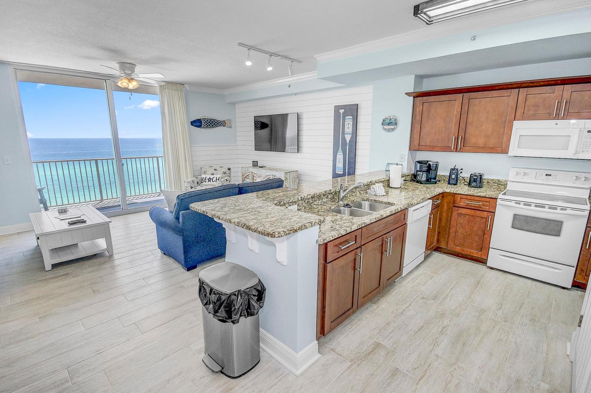1bd/2ba Unit W/ A Bunk Alcove And Amazing Views Right On The Gulf! Panama City Beach